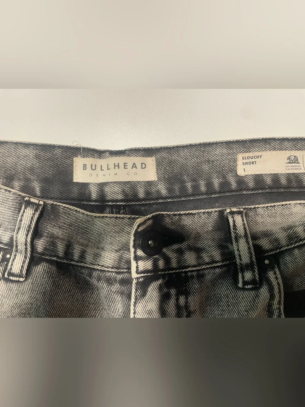 Bullhead PacSun Denim Co Slouchy Short Size 1